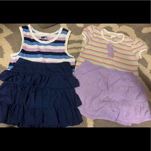 Two outfits: Gymboree/crazy 8/Gap size 6-7